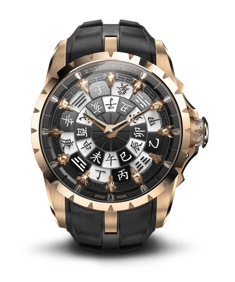 加入天干地支的新版本！羅杰杜彼發表圓桌騎士十二生肖腕表-復刻表