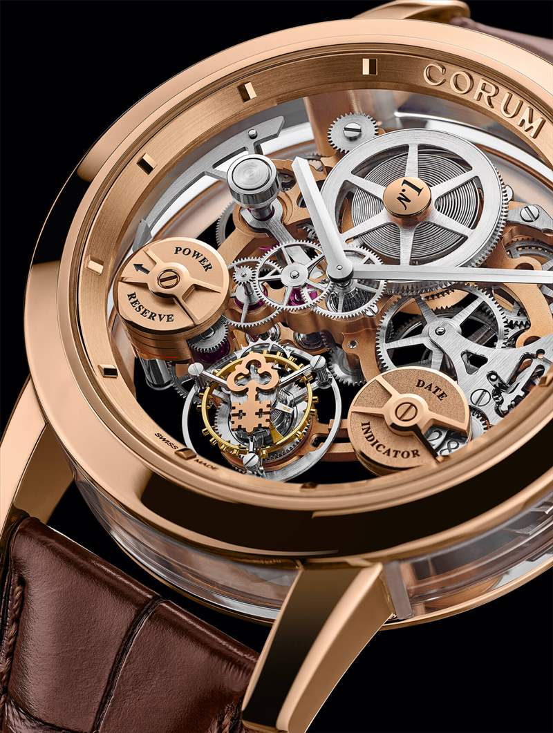 昆侖LAB 02系列鏤空多齒輪機(jī)械表-復(fù)刻表