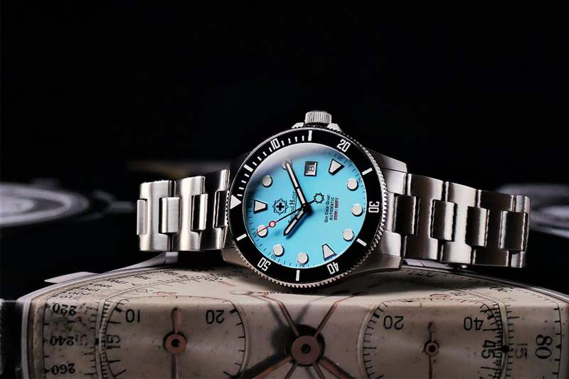 澳大利亞小眾手表:第二小時Second Hour Gin Clear Diver藍盤潛水表-復刻表