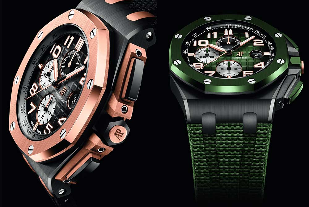 愛(ài)彼ap皇家橡樹(shù)離岸煙熏表盤(pán)，男士們的顏色-復(fù)刻表