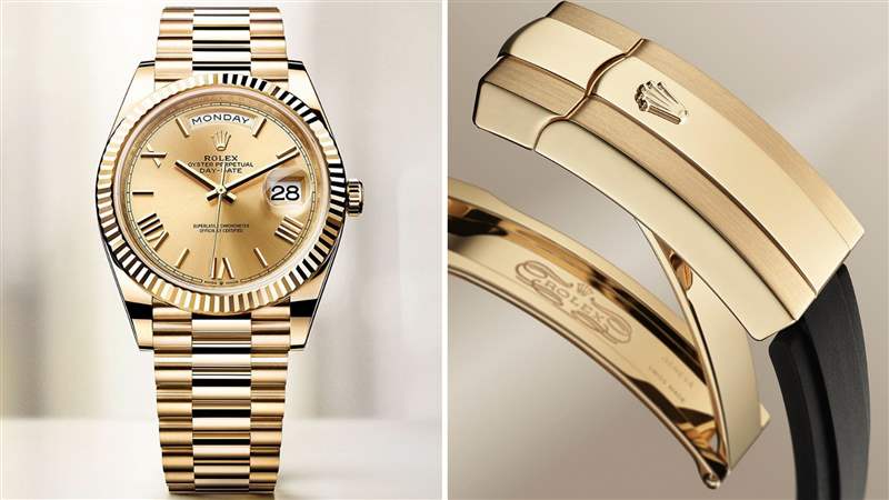 為追求高品質的原則,勞力士還自設專屬貴金屬鑄造所,鑄造具有特定性質的頂級合金。(rolex官網) 勞力士手表鑄造物料有多講究?即使是鋼表這個零件必然以K金打造-復刻表