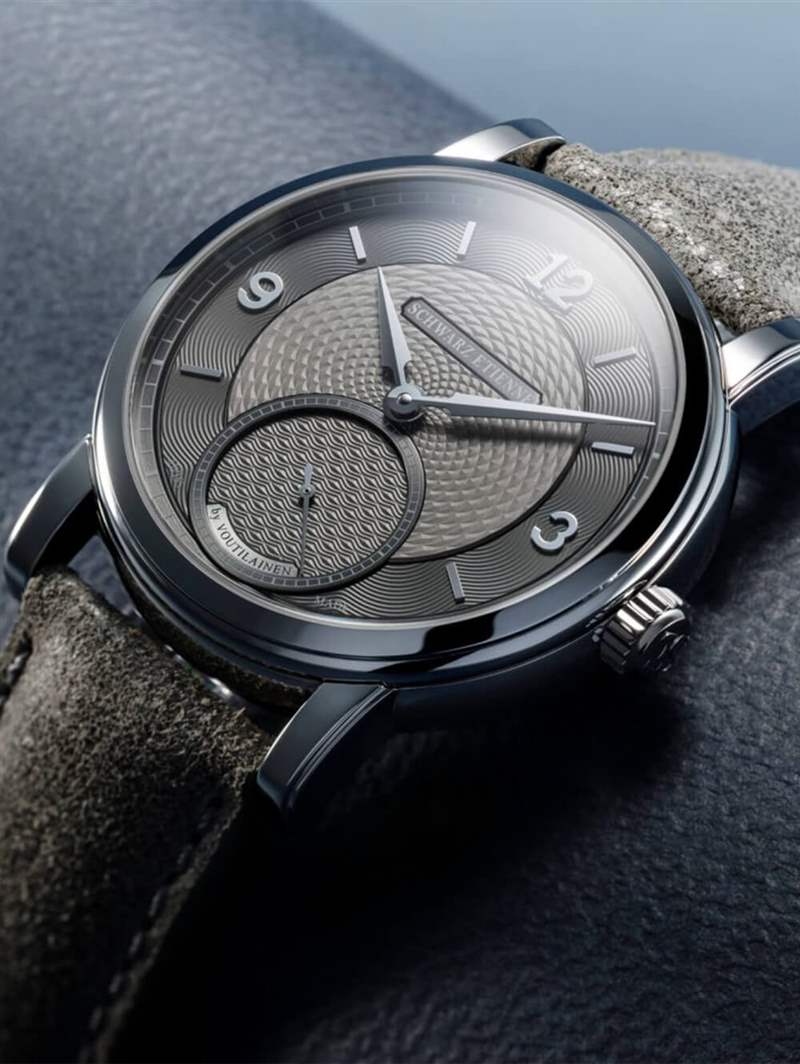芬蘭小眾手表Kari Voutilainen的Schwarz Etienne Roma Synergy獨(dú)特紋路手表-復(fù)刻表