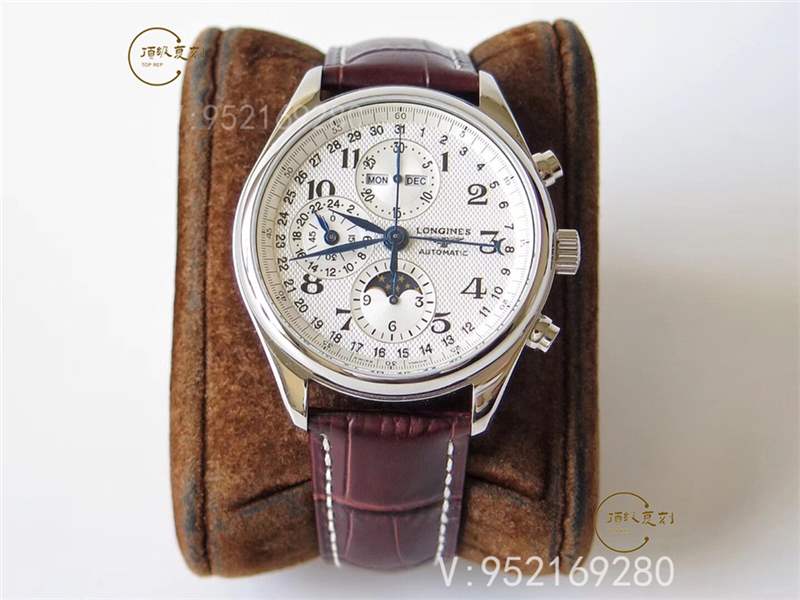 GS廠浪琴名匠月相八針復刻表對比正品做工怎么樣-復刻表