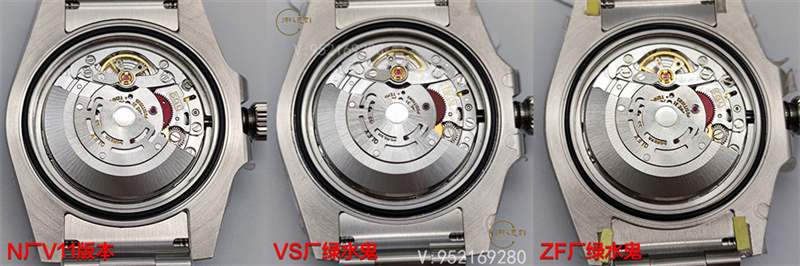 N廠、VS廠、AR廠、ZZ廠、C廠勞力士綠水鬼3135機芯那個好-復刻表
