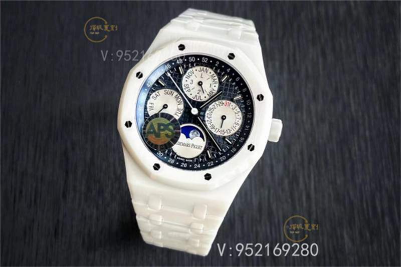 APS廠AP愛彼萬年歷白陶瓷AP26579計時表復刻做工怎么樣-復刻表