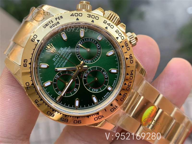 N廠勞力士迪通拿金綠迪m116508復(fù)刻表值得入手嗎-復(fù)刻表