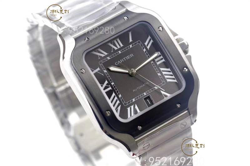 V6廠卡地亞大號(hào)山度士桑托斯復(fù)刻表新款碳鍍層做工怎么樣-復(fù)刻表