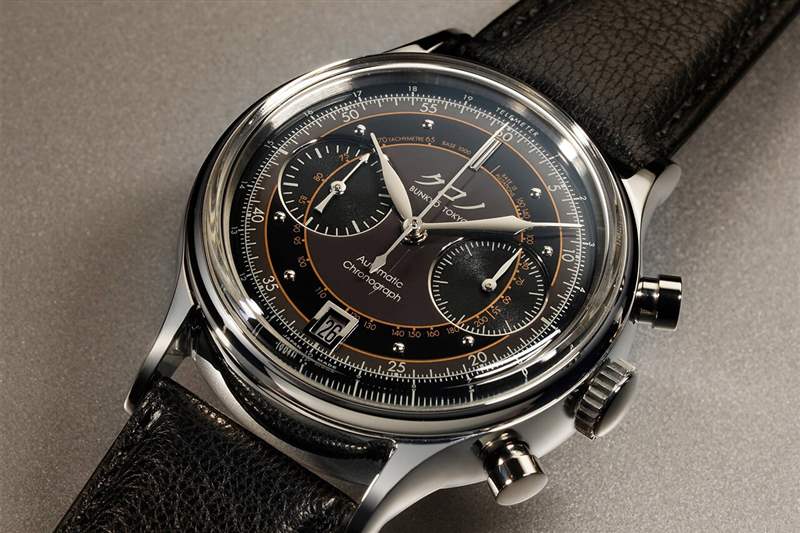 日本小眾手表品牌黑野Kurono Chronograph 2計(jì)時腕表-復(fù)刻表