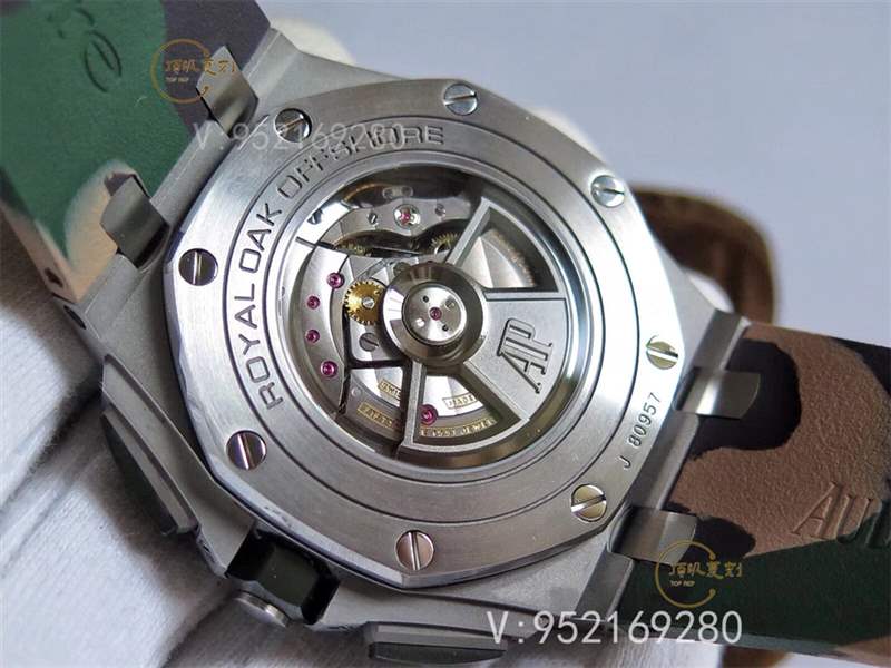 JF廠AP愛彼26400迷彩色皇家橡樹離岸型計(jì)時(shí)復(fù)刻表做工怎么樣-復(fù)刻表