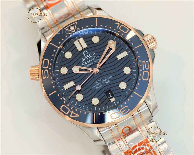 OR廠海馬300-OR廠歐米茄海馬300間玫瑰金藍盤復刻表做工怎么樣-復刻表
