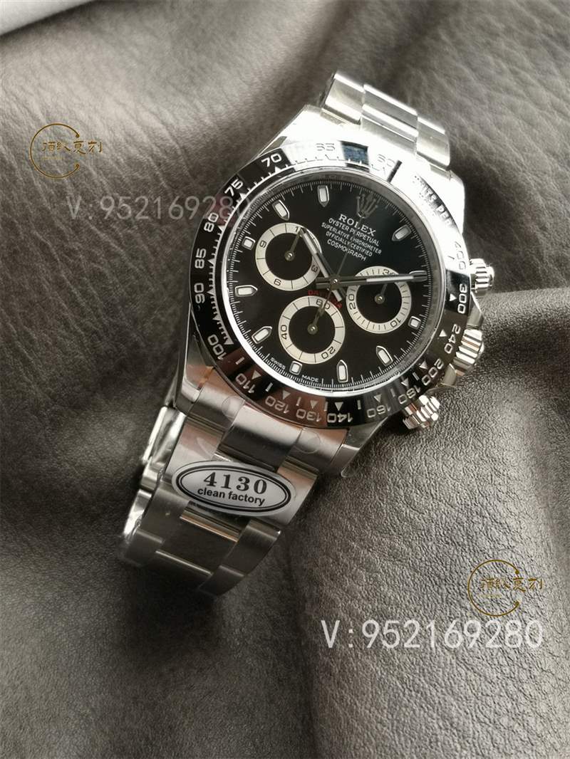 C廠(Clean廠)勞力士4130迪通拿黑鋼迪復刻表m116500ln做工怎么樣-復刻表