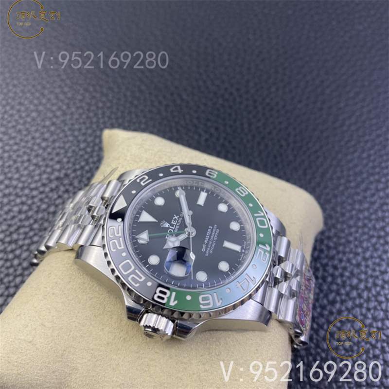 C廠(Clean廠)勞力士格林尼治雪碧黑綠圈左撇子復(fù)刻表M126720對比正品怎么樣-復(fù)刻表