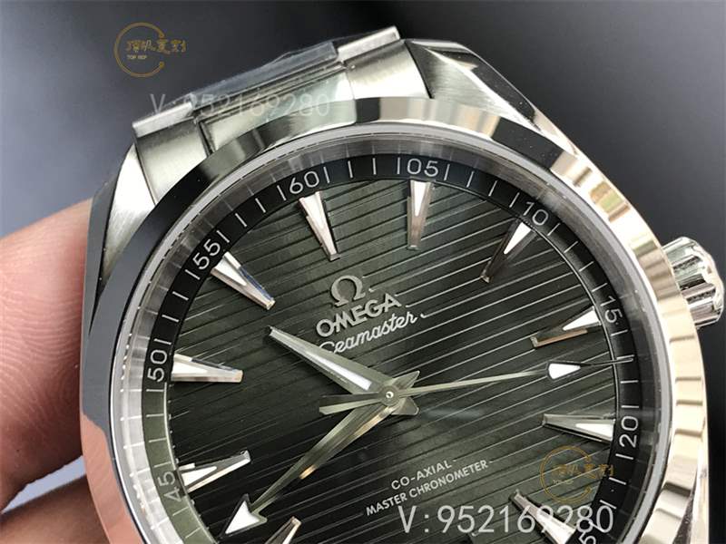 VS廠海馬150-揭秘VS廠歐米茄海馬150柚木綠盤復(fù)刻表做工怎么樣-復(fù)刻表