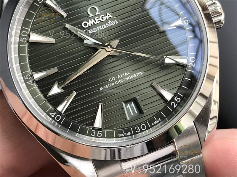 VS廠海馬150-揭秘VS廠歐米茄海馬150柚木綠盤復(fù)刻表做工怎么樣-復(fù)刻表