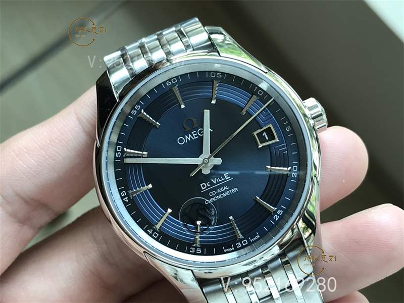 VS廠明亮之藍(lán)-揭秘VS廠歐米茄蝶飛明亮之藍(lán)復(fù)刻表外觀會一眼假嗎-復(fù)刻表