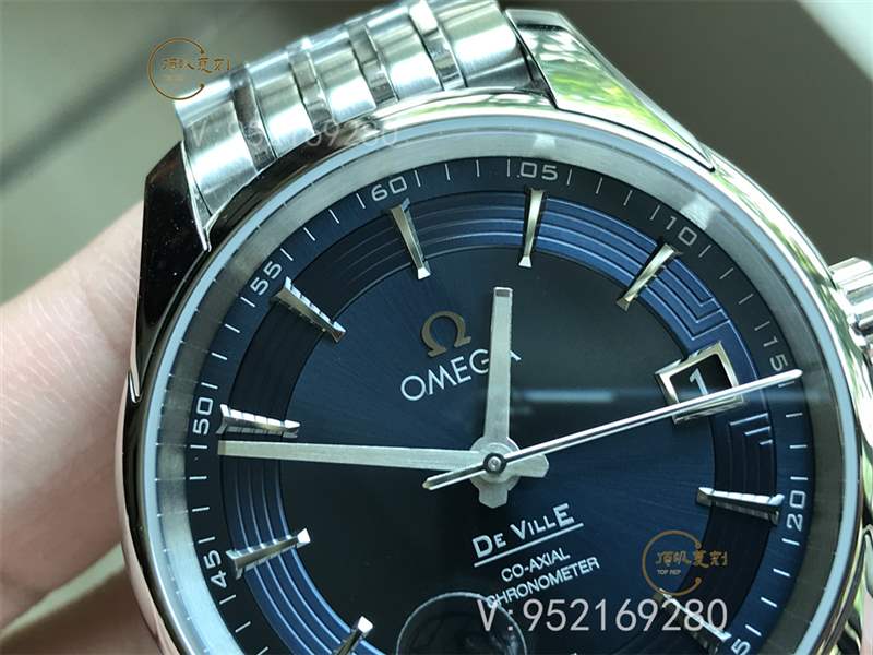 VS廠明亮之藍(lán)-揭秘VS廠歐米茄蝶飛明亮之藍(lán)復(fù)刻表外觀會一眼假嗎-復(fù)刻表