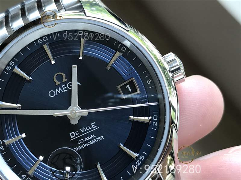 VS廠明亮之藍(lán)-揭秘VS廠歐米茄蝶飛明亮之藍(lán)復(fù)刻表外觀會一眼假嗎-復(fù)刻表