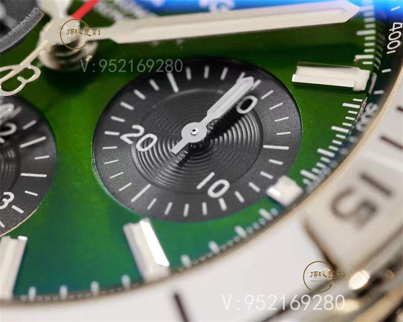 GF廠百年靈機械計時鋼王B01系列賓利綠盤復刻表做工評測-復刻表