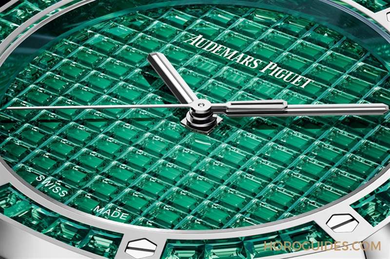 10種寶石上陣！款款都是主角｜愛彼皇家橡樹系列自動上鏈腕表白金款-復(fù)刻表