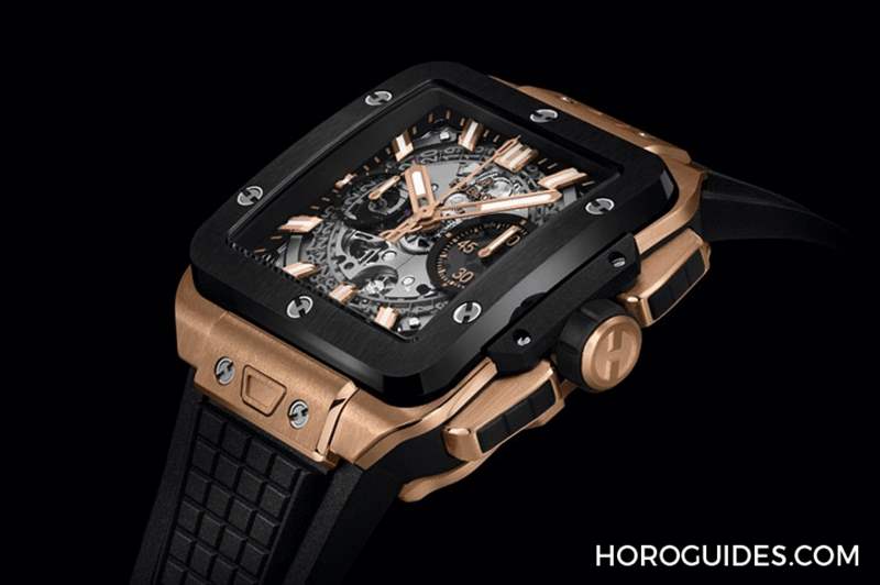 高階運(yùn)動(dòng)方表這樣搭，怎一個(gè)瀟灑了得｜Hublot Square Bang Unico計(jì)時(shí)碼表-復(fù)刻表