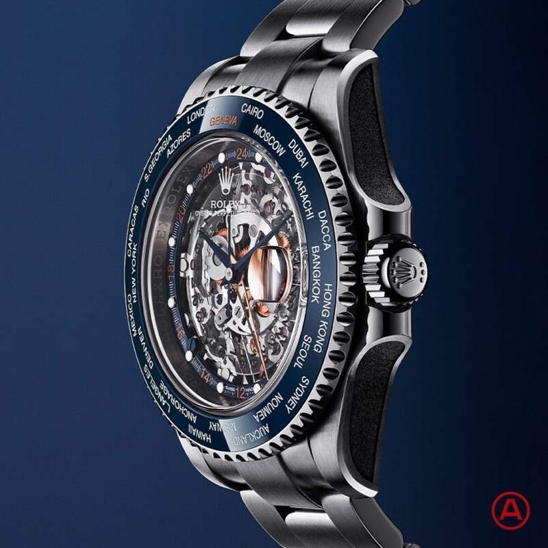 Artisans de Genève GMT-Master II 超型客制勞力士 | 定制GMT-Master II透視表盤加表圈大變身-復刻表