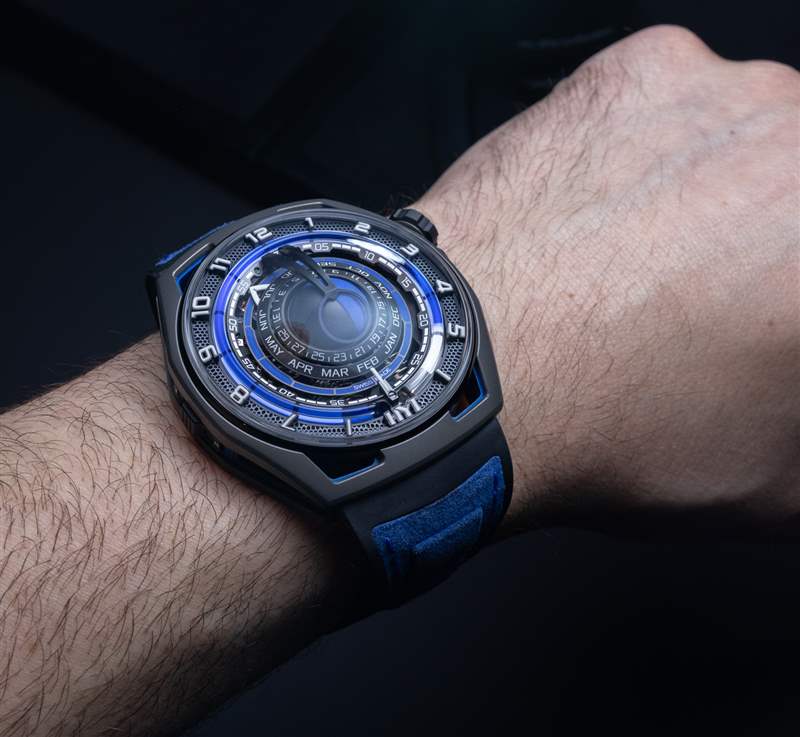 動手實踐：HYT Moonrunner Supernova 藍色手表-復刻表