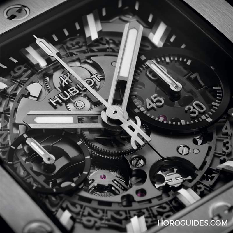 高階運(yùn)動(dòng)方表這樣搭，怎一個(gè)瀟灑了得｜Hublot Square Bang Unico計(jì)時(shí)碼表-復(fù)刻表