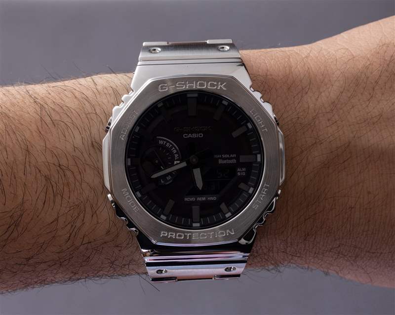 手表評論：卡西歐 G-Shock GMB2100 全金屬手鏈-復刻表