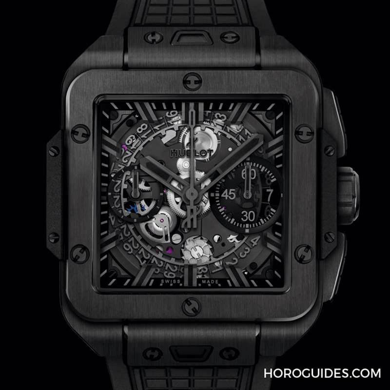 高階運(yùn)動(dòng)方表這樣搭，怎一個(gè)瀟灑了得｜Hublot Square Bang Unico計(jì)時(shí)碼表-復(fù)刻表