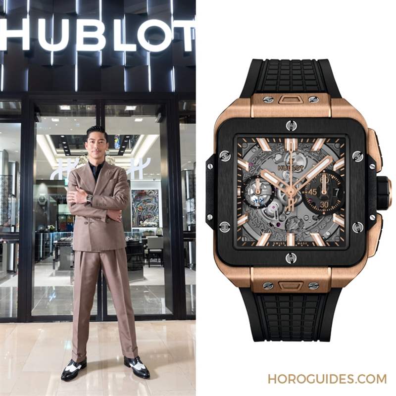 高階運(yùn)動(dòng)方表這樣搭，怎一個(gè)瀟灑了得｜Hublot Square Bang Unico計(jì)時(shí)碼表-復(fù)刻表