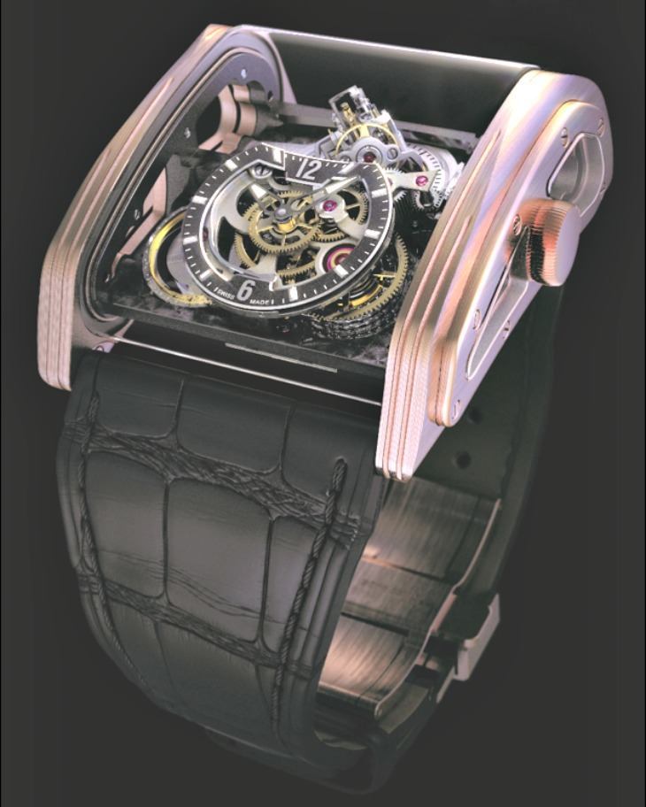 Cabestan三軸陀飛輪手表動手實踐-復刻表