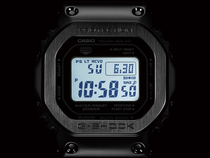 GMW B5000D G-SHOCK元祖DW-5000完全鋼化!更可連接手機!-復刻表