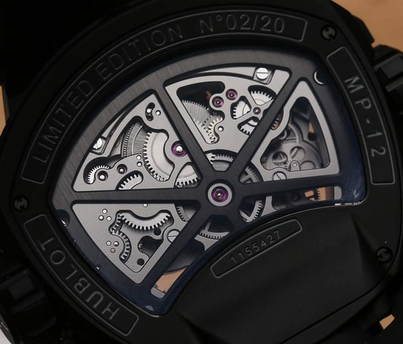 宇舶MP-12 Key Of Time鏤空腕表上手體驗-復刻表