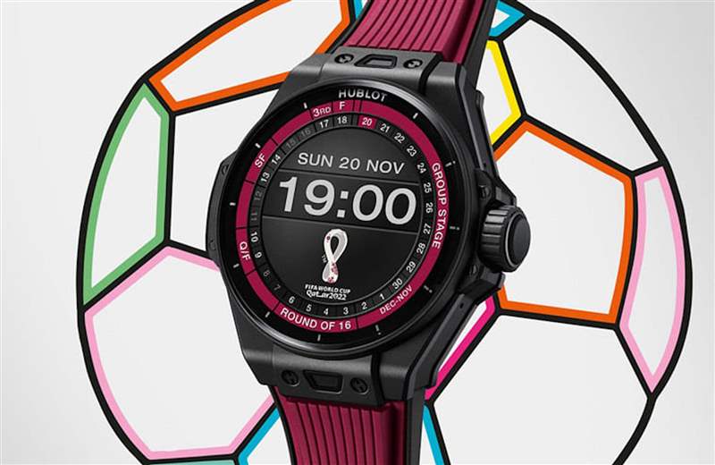 世界杯2022｜HUBLOT打造限量智能手表32國桌面與表帶供球迷撐場-復刻表