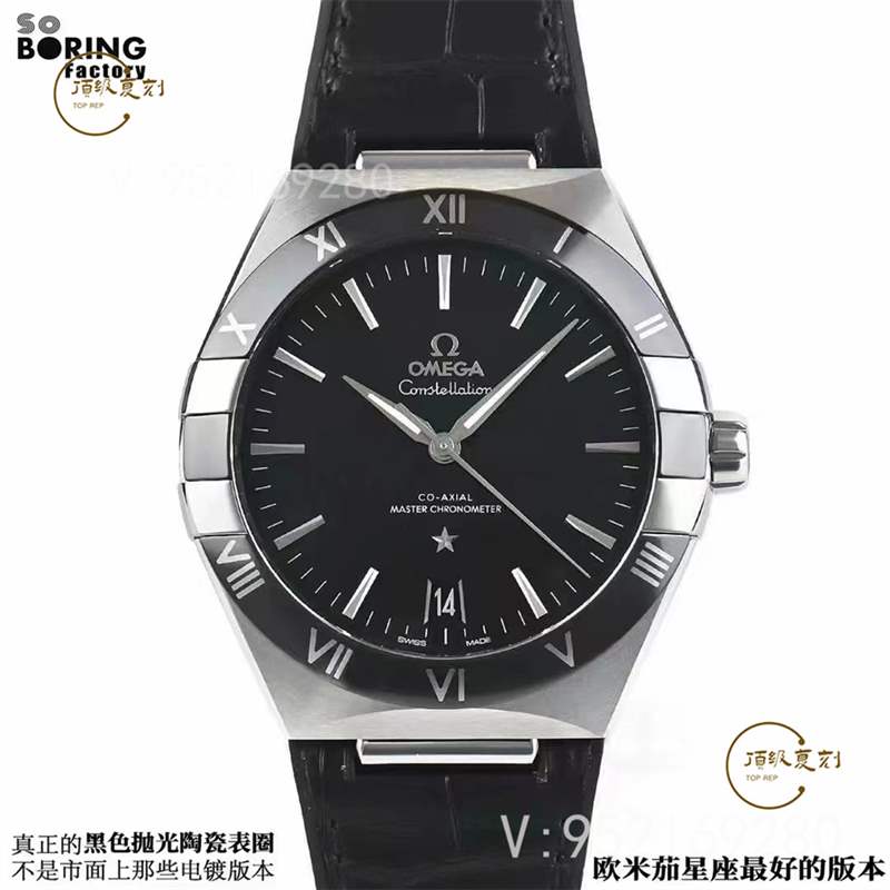 SBF廠歐米茄星座41mm評(píng)測(cè)-VS廠第五代星座黑色陶瓷圈怎么樣-復(fù)刻表