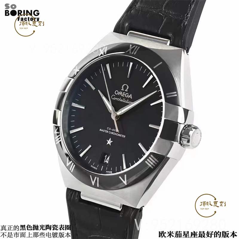 SBF廠歐米茄星座41mm評(píng)測(cè)-VS廠第五代星座黑色陶瓷圈怎么樣-復(fù)刻表