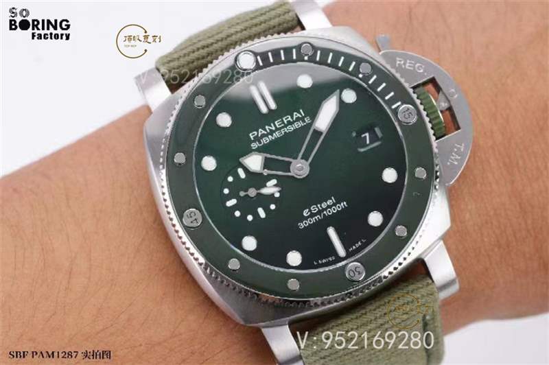 SBF廠(VS廠)沛納海pam1287綠潛行44mm腕表評測-復刻表