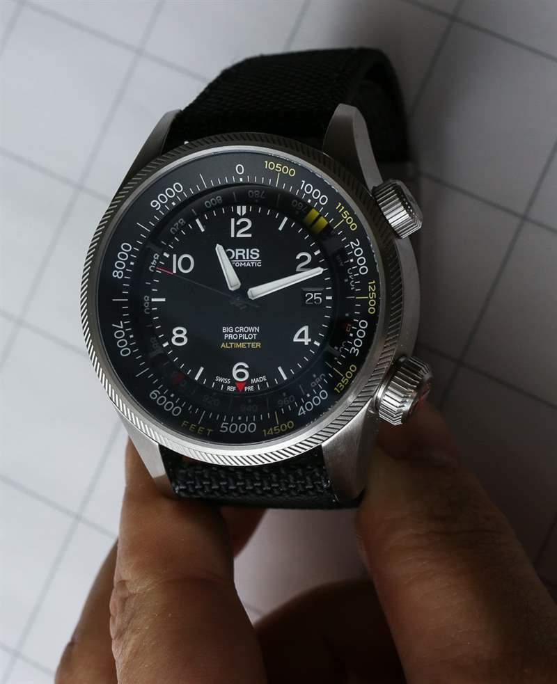 豪利時大表冠ProPilot高度計腕表實戰(zhàn)飛行首秀-復(fù)刻表