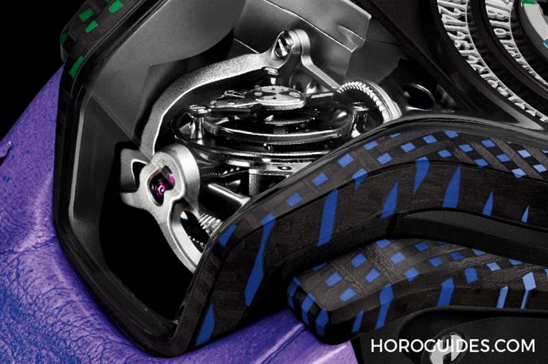 為碳纖維表殼編織出彩虹色調(diào)：宇舶MP-09雙軸陀飛輪5天動力儲存腕表-復(fù)刻表