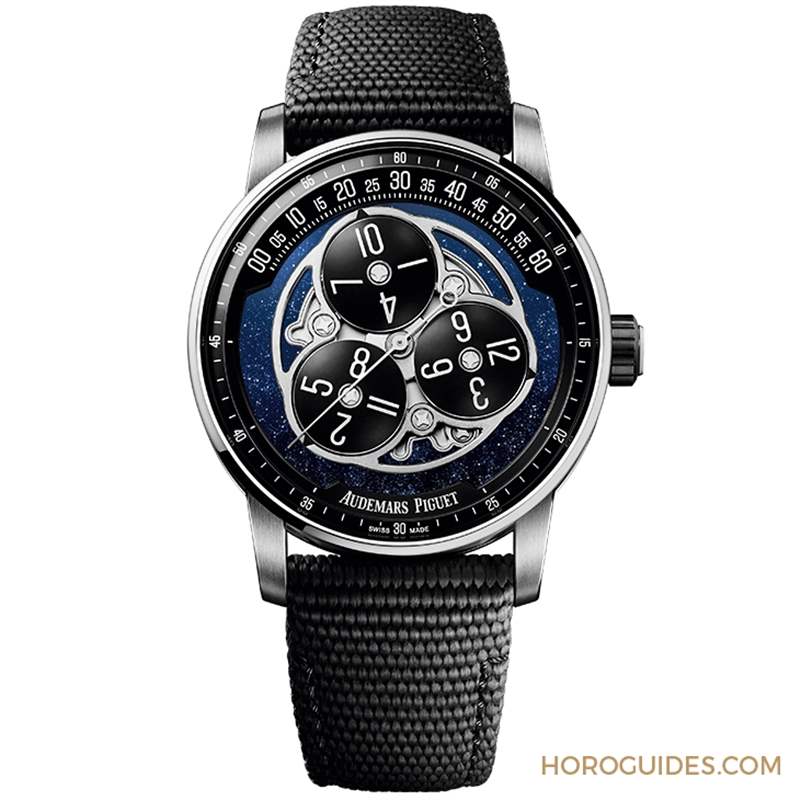 猶如一道優(yōu)美謎題的古老顯時(shí)機(jī)制｜愛彼CODE 11.59系列星輪腕表，再現(xiàn)「時(shí)間漫游」功能-復(fù)刻表