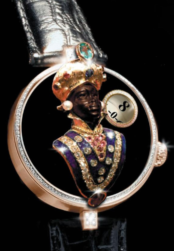 Angular Momentum Il Moretto watch 莫雷托Angular Momentum摩爾人雕像表盤手表-復刻表