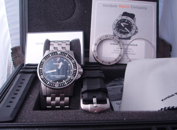 Korsbek Ocean Explorer Watch case 科爾斯貝克海洋探險(xiǎn)家1000米限量版100枚-復(fù)刻表