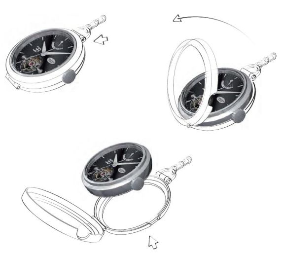 Parmigiani Bugatti Tourbillon 3 帕瑪強尼布加迪陀飛輪腕表+布加迪Galibier 16C汽車-復刻表