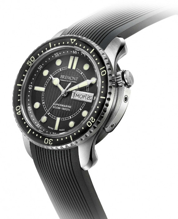 bremonet-supermarine-watch-black 布里蒙特超級(jí)海軍500腕表:年輕品牌的第一位潛水員-復(fù)刻表