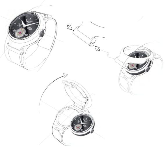 Parmigiani Bugatti Tourbillon 2 帕瑪強尼布加迪陀飛輪腕表+布加迪Galibier 16C汽車-復刻表