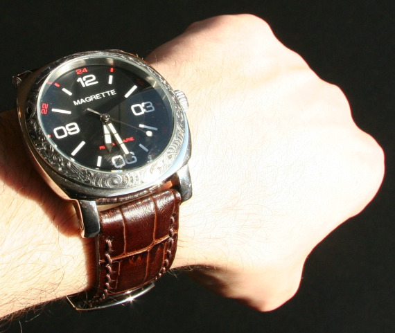 Magrette Regattare Kupe's Voyage wrist watch 很像沛納海的馬格萊特Magrete庫佩之旅限量版腕表-復刻表
