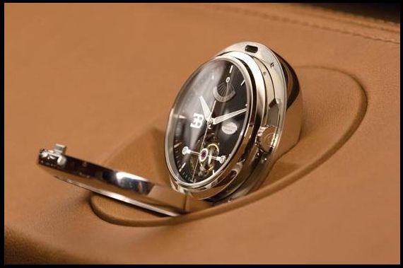 Parmigiani Bugatti Tourbillon 5 帕瑪強尼布加迪陀飛輪腕表+布加迪Galibier 16C汽車-復刻表