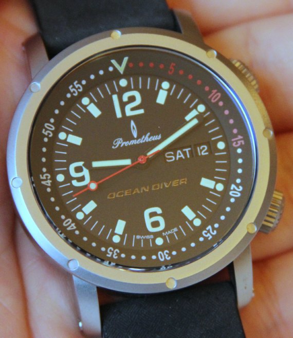 Prometheus Ocean Diver watch 2 普羅米修斯海洋潛水員手表-復刻表