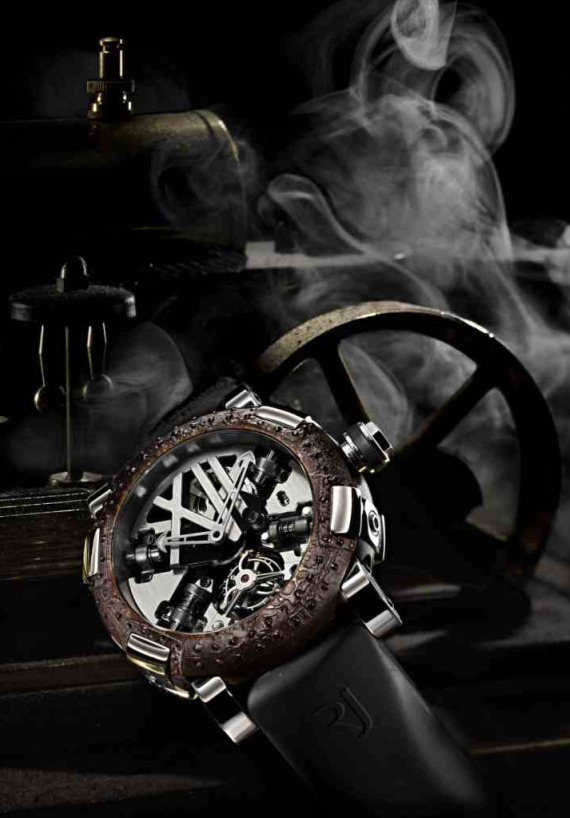 Romain Jerome Tourbillon Steampunk Ala Grande Watch 蒸汽朋克風格的羅曼·杰羅姆(Romain Jerome)泰坦尼克號陀飛輪限量版腕表-復刻表