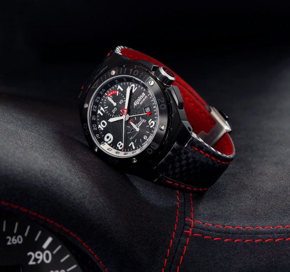 阿爾皮納12小時賽百靈GMT計時手表-復刻表